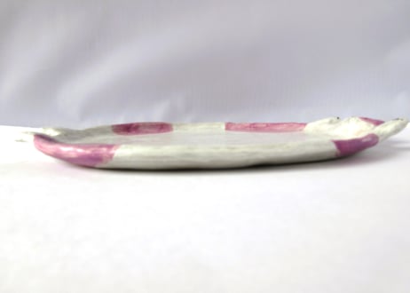 水玉工房　ねこのひらき大＊パープル