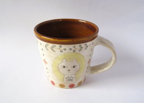 Ki:Ki工房 山下マキコ　ねこのマグカップ②