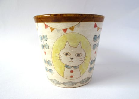 Ki:Ki工房 山下マキコ　ねこのマグカップ①