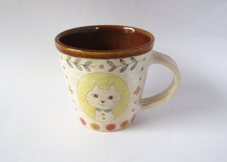 Ki:Ki工房 山下マキコ　ねこのマグカップ④