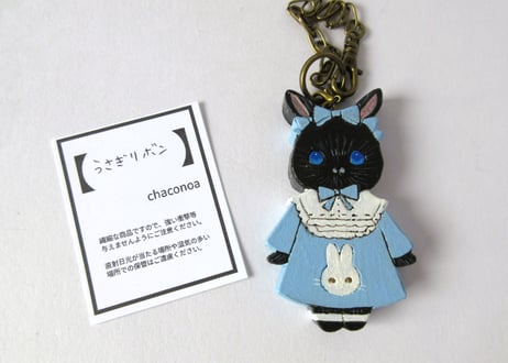 chaconoa チャーム うさぎリボン