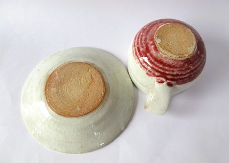 巌陶房 小さなさくらんぼ柄 コーヒーカップC