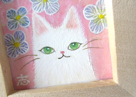 AtelierHASU　小さな絵＊ねこ5