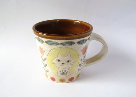 Ki:Ki工房 山下マキコ　ねこのマグカップ③
