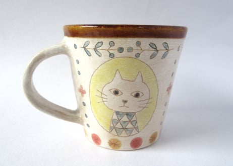 Ki:Ki工房 山下マキコ　ねこのマグカップ②
