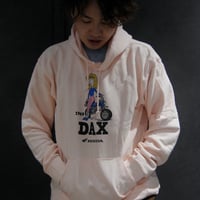 ホンダ　DAX 1969　HONDA THE PEOPLE　スウェットパーカー／ライトピンク