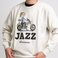 ホンダ　JAZZ 1986　HONDA THE PEOPLE　スウェット／オートミール