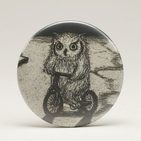寺澤智恵子／缶バッジ　自転車練習立ち合い