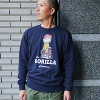 ホンダ　GORILLA 1978　HONDA THE PEOPLE　スウェット／ネイビー