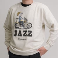 ホンダ　JAZZ 1986　HONDA THE PEOPLE　スウェット／オートミール