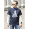 ホンダ　SuperCub C100 1958　HONDA THE PEOPLE　コットンTシャツ／ネイビー