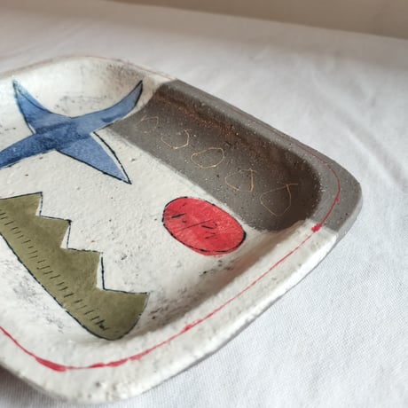 hapun pottery　長方形プレート