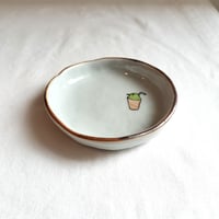 Rachel Omelet　色絵豆皿