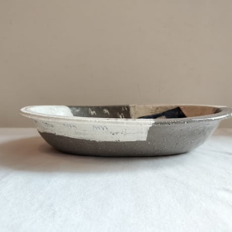 hapun pottery　オーバル  パスタ皿