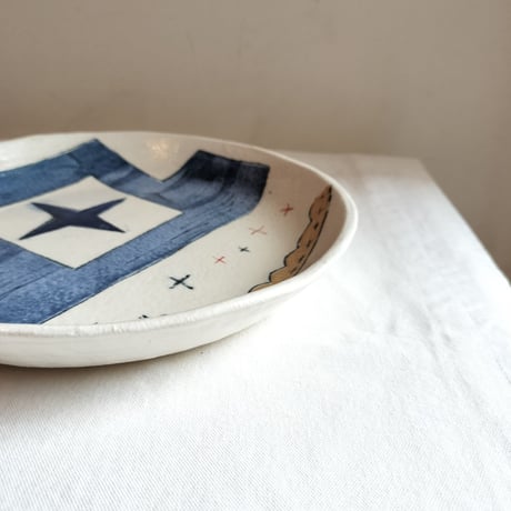 hapun pottery　パスタ・カレー皿