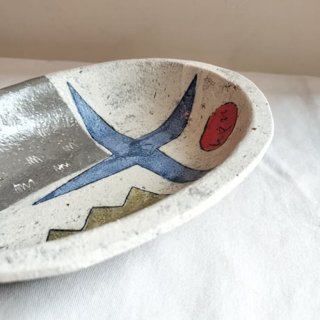 hapun pottery　オーバル  パスタ皿