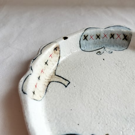 hapun pottery　プレート М