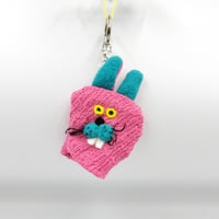 くにはらゆきこ　指人形ミニキーホルダー