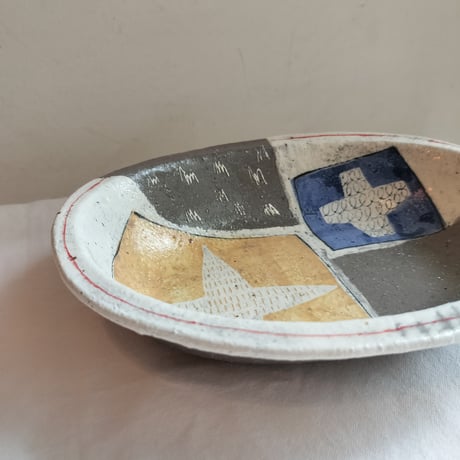 hapun pottery　オーバル  パスタ皿