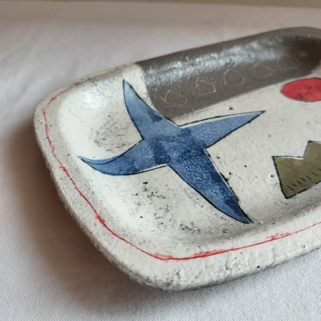 hapun pottery　長方形プレート