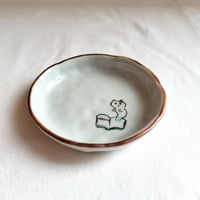 Rachel Omelet　色絵豆皿