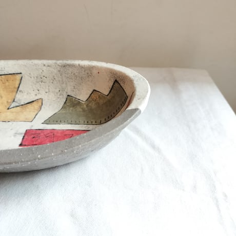 hapun pottery　オーバル  パスタ皿