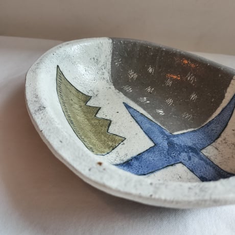hapun pottery　オーバル  パスタ皿
