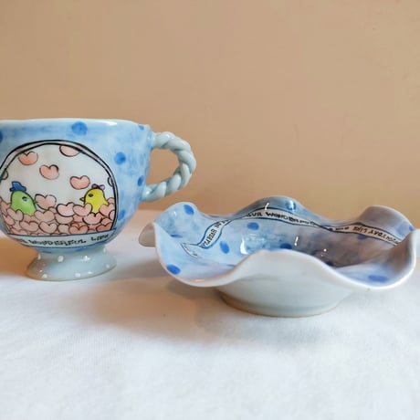 Rachel Omelet　カップ&ソーサー