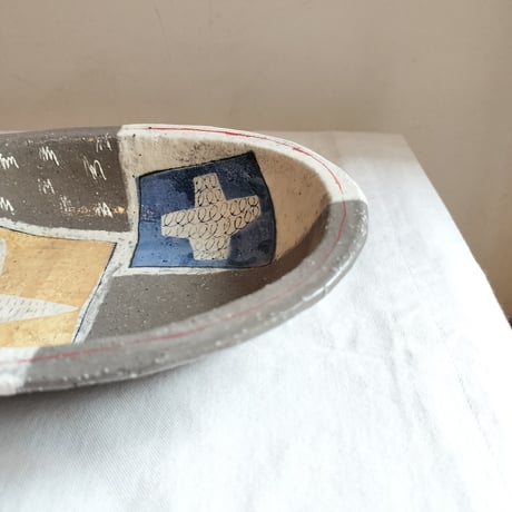 hapun pottery　オーバル  パスタ皿