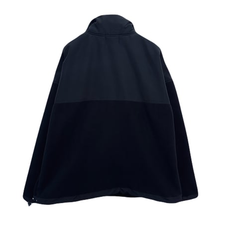 NYLON PANEL HALF ZIP FLEECE