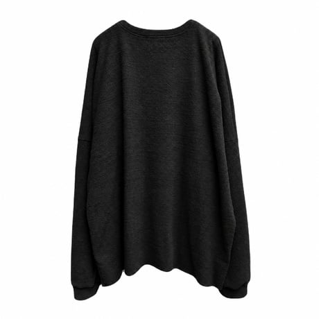 RELAXED PILE L/S TEE / BLACK