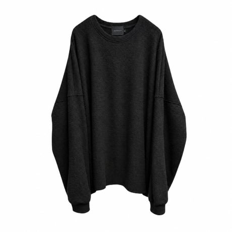 RELAXED PILE L/S TEE / BLACK