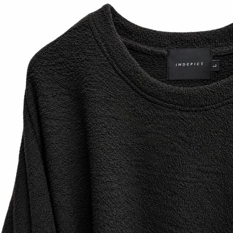 RELAXED PILE L/S TEE / BLACK