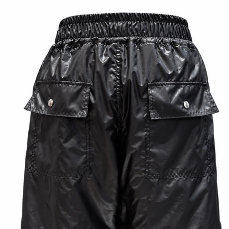 SIDE SNAP NYLON LAYERED SWEATPANTS