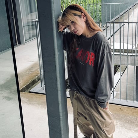 FLAVOR GRAPHIC FADED L/S TEE