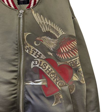 DEATH BEFORE DISHONOR BOMBER JACKET