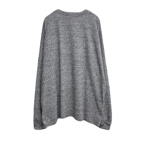 RELAXED PILE L/S TEE / SALT & PEPPER