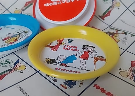 味の素👶Bettyちゃんのブリキコースター イエロー