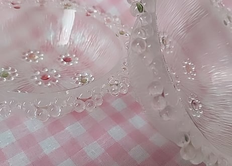 アデリア・ゼリー色のピコット深皿