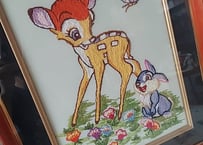 ウォルト・ディズニー💕バンビの文化刺繍