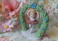 海外輸出用・瀬戸陶器🌹くるくる回るバレリーナ🩰