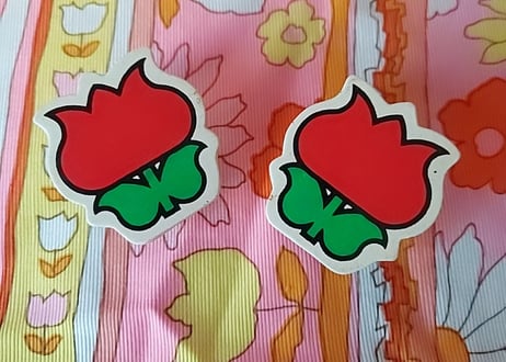 チューリップのウッドクリップ🌷