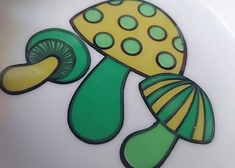 輸出用🍄70年代・きのこ柄の灰皿
