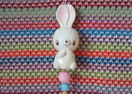 セルロイド・うさぎの吊り下げ飾り🐰  小
