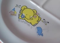 象の子供用ランチプレート