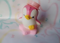 山一證券×SANRIO🎀ペギーポップ🐧ソフビ貯金箱