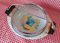 お花ポップな天ぷらホーロー鍋