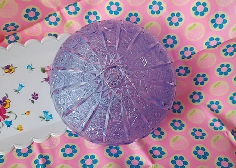 パープル色のプラスティックケース💜