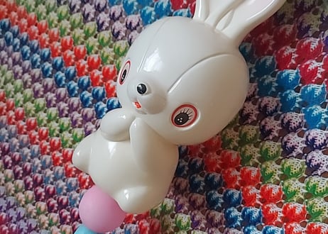 セルロイド・うさぎの吊り下げ飾り🐰  小
