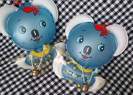 コアラの吊り下げ🐨ビニールマスコット ブルー